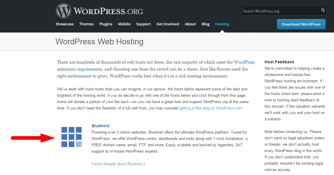 wordpress.org-bluehost-wordpress-web-hosting-endorsement