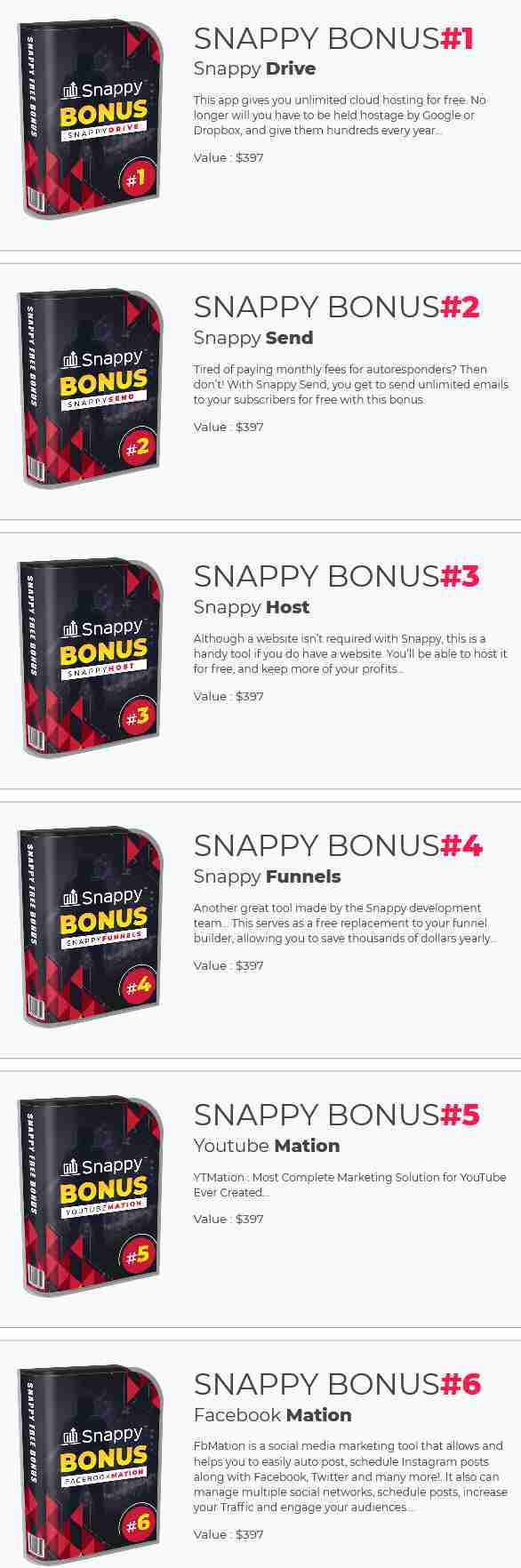 SNAPPY-bonuses