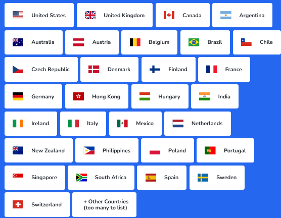 ScreVacayMatic -119 countries