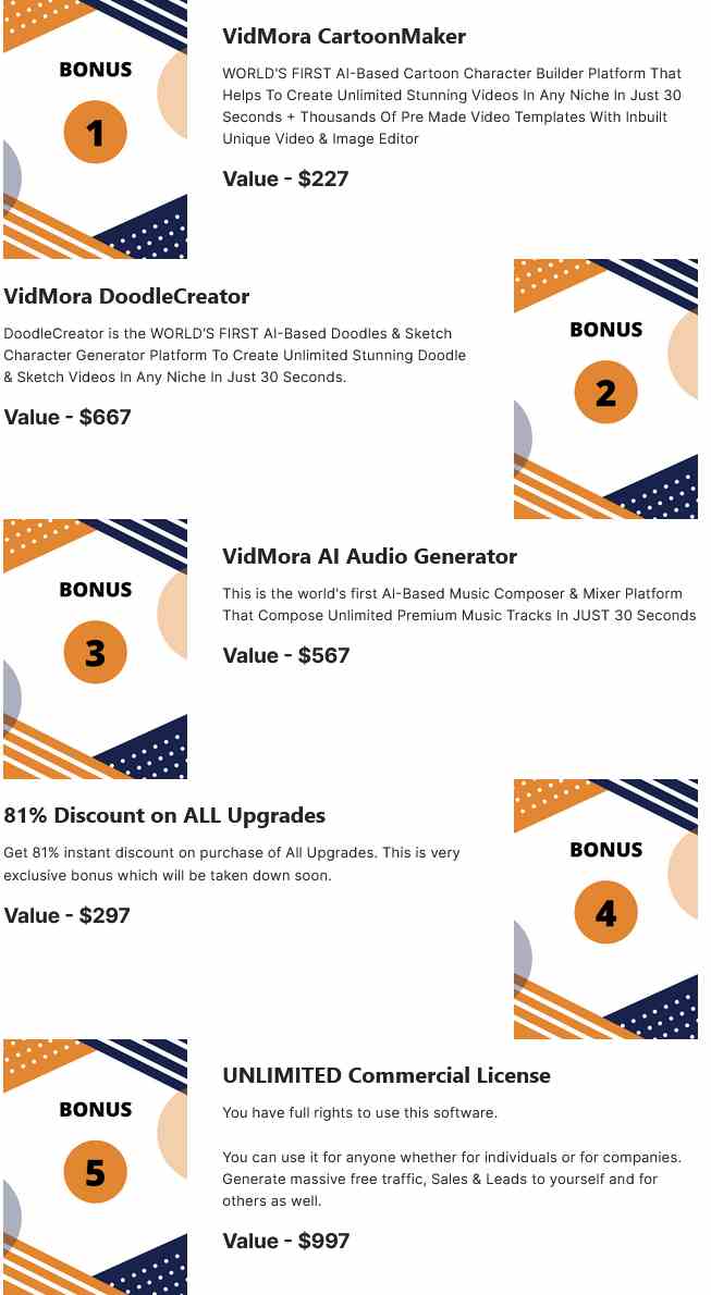 VidMora AI-Bonuses